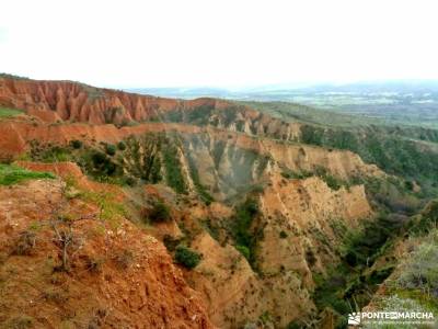 Cárcavas de Patones y Cerro Negro; trekking material sin guias senderismo grupos de senderismo en m